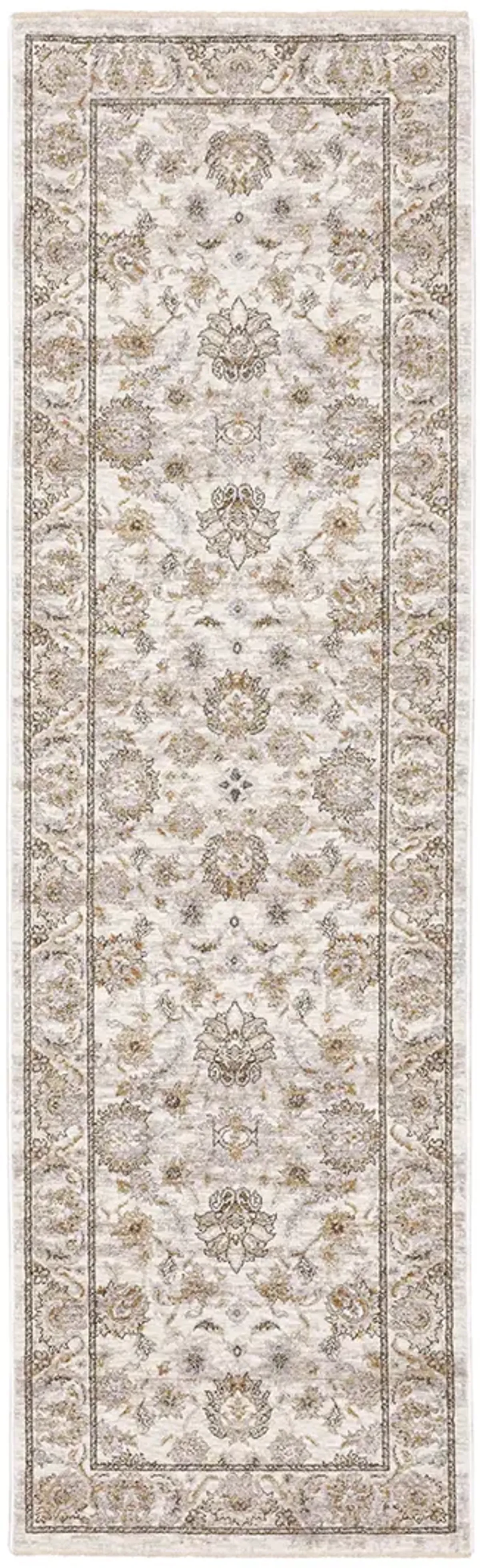 Maharaja 2'3" x 7'6" Ivory Rug