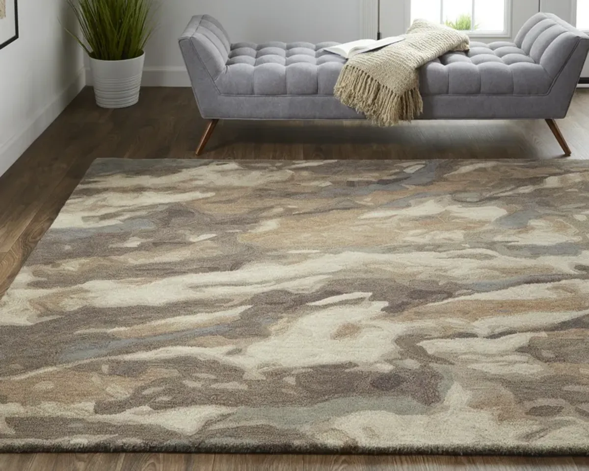 Amira 8632F Brown/Gray/Tan 2' x 3' Rug