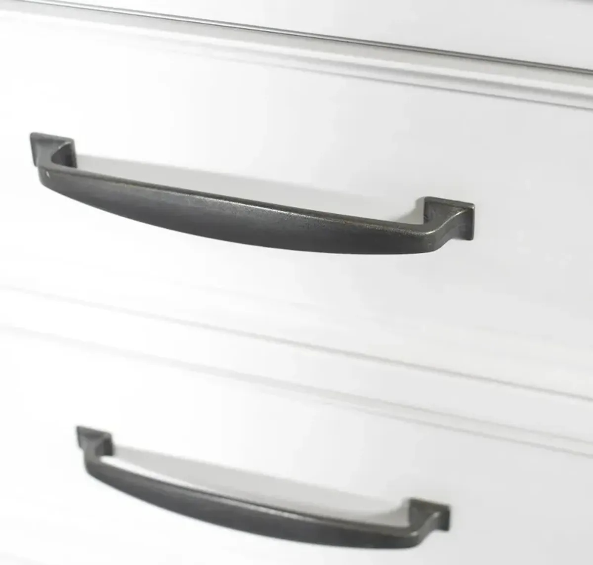 Parker House Furniture Shoreham - Effortless White Peninsula Desk