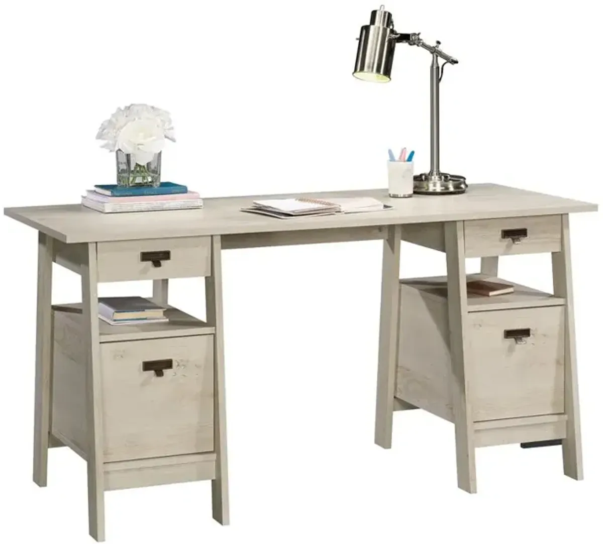 Sauder Trestle Executive Trestle Desk Chc