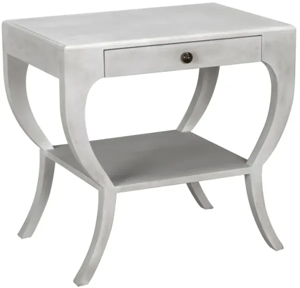 Maude Side Table, White Wash