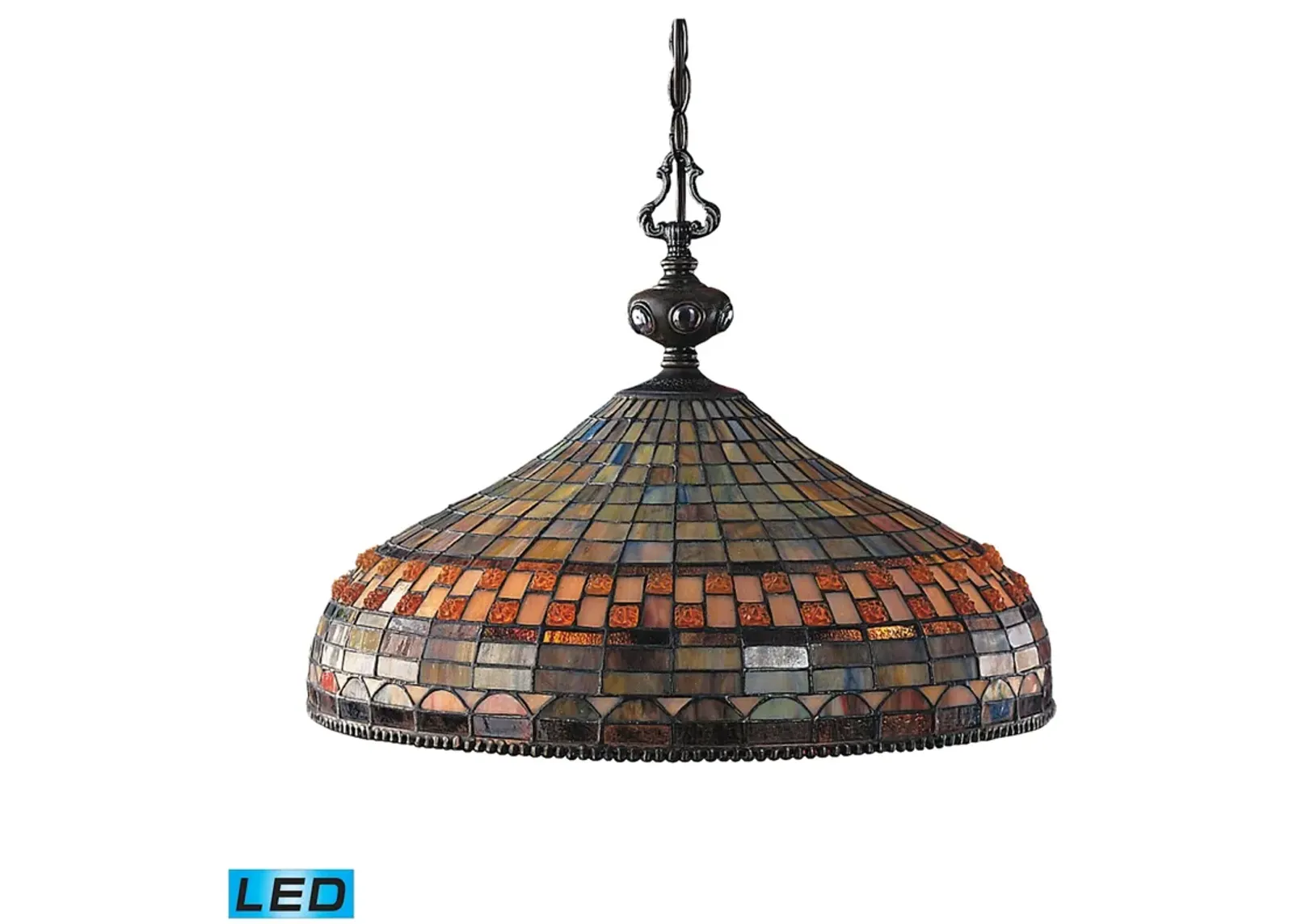 Jewelstone 20'' Wide 3-Light LED Chandelier