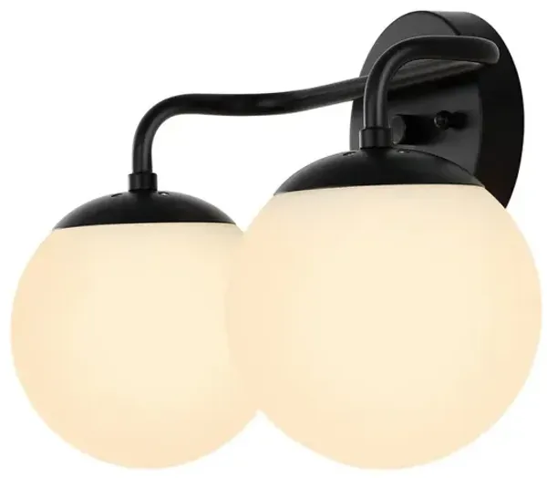 Louis Parisian Globe Metalfrosted Glass Modern Contemporary LED Vanity