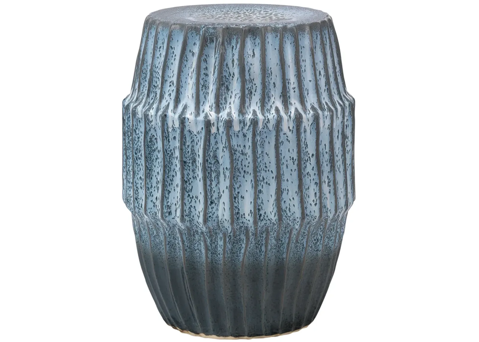 Algae Ceramic Side Table, Blue