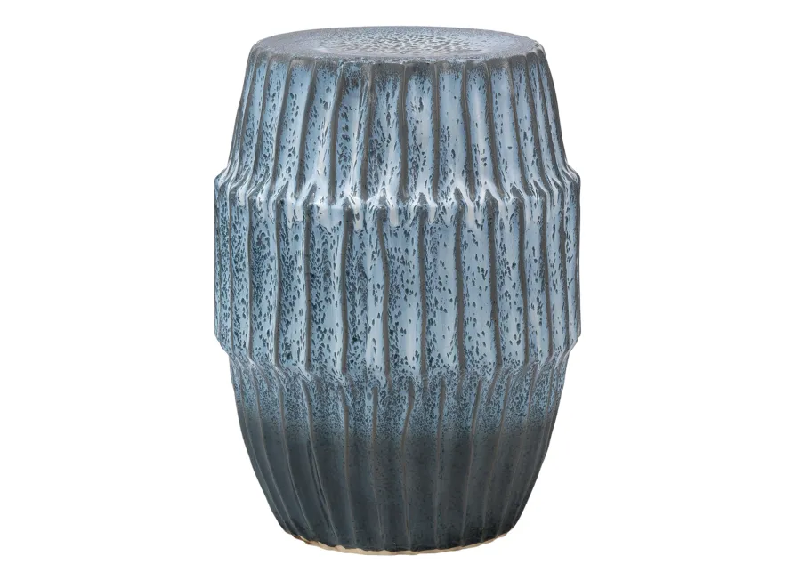 Algae Ceramic Side Table, Blue