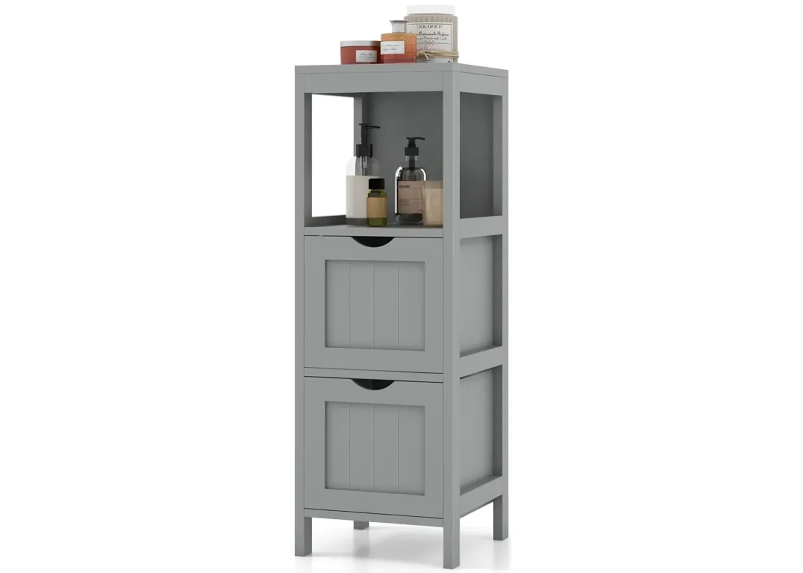 Freestanding Storage Cabinet with 2 Removable Drawers for Bathroom