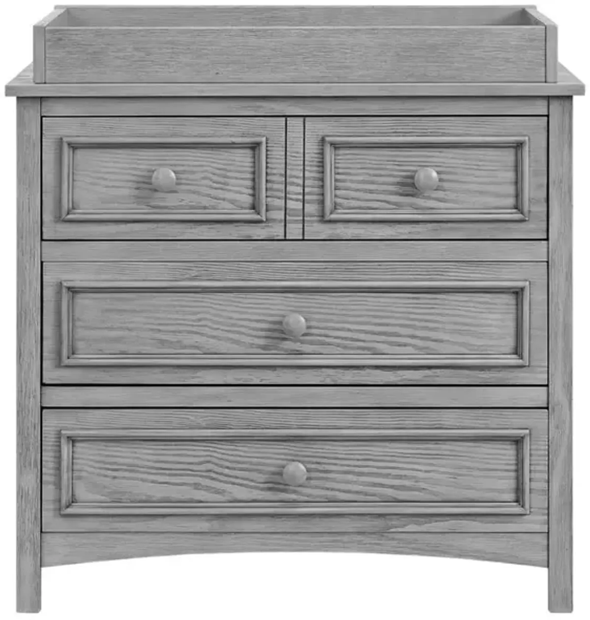 Oxford Baby Bennett  Changing Topper Rta Rustic Gray