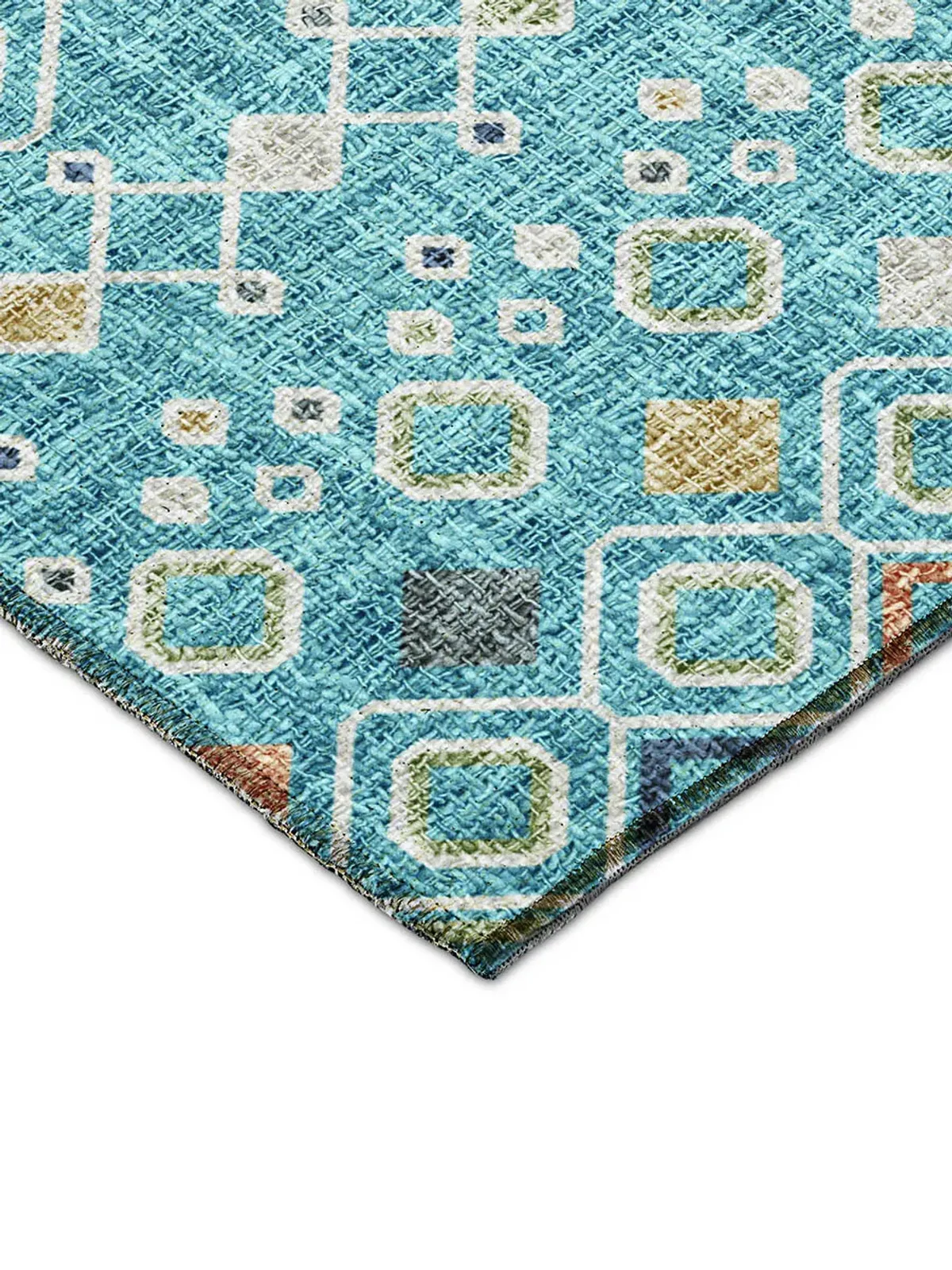 Portico PO4 Teal 20" x 30" Rug