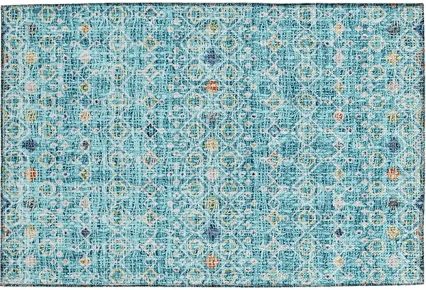 Portico PO4 Teal 20" x 30" Rug