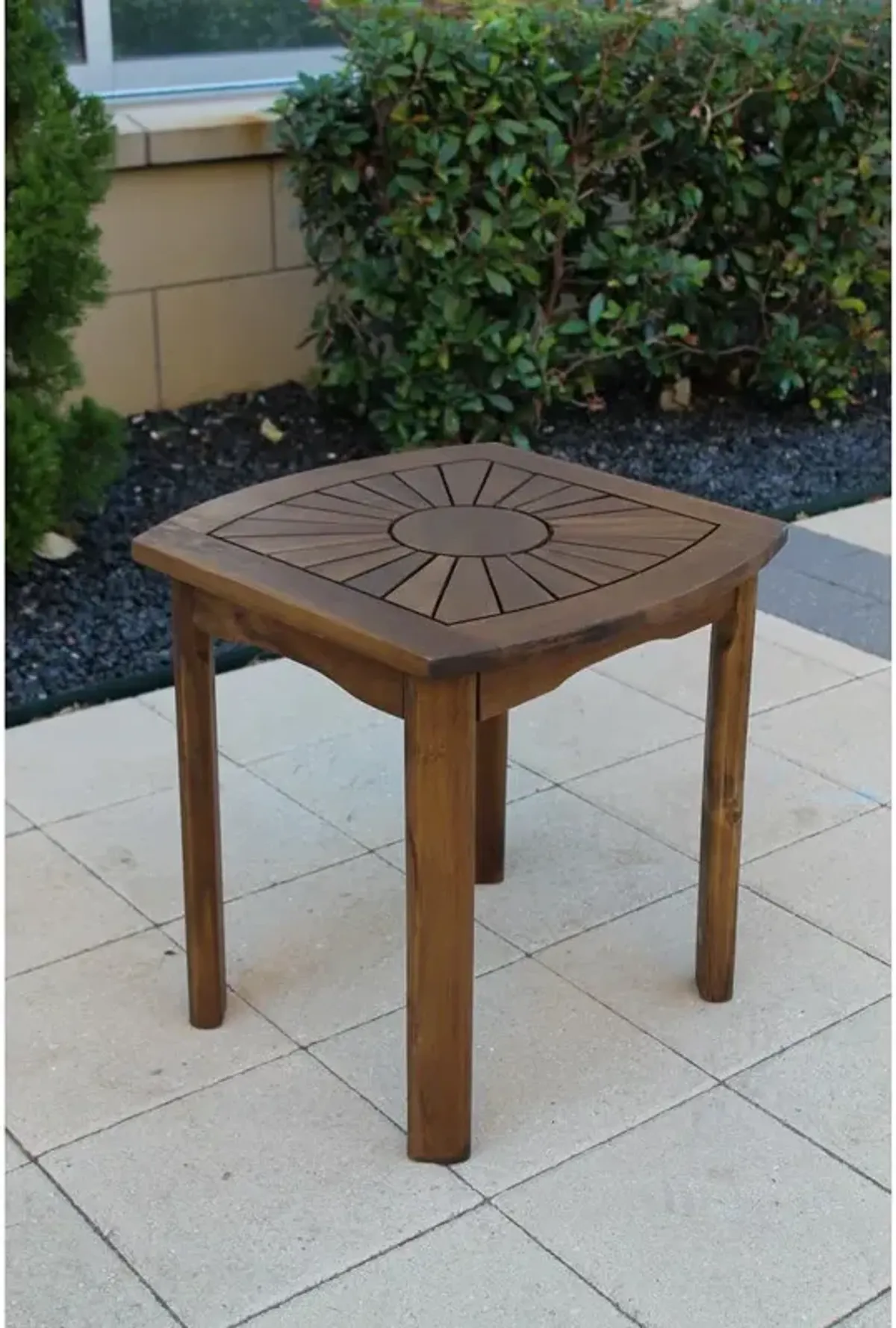 Sun Burst Square/Round Side Table