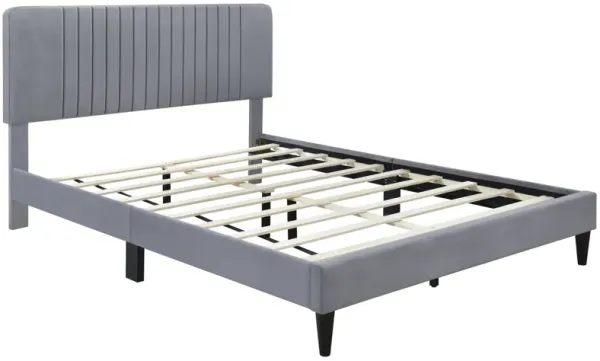 4-Pieces Bedroom Sets Queen Size Upholstered Platform Bed With Two Nightstands And Storage Bench