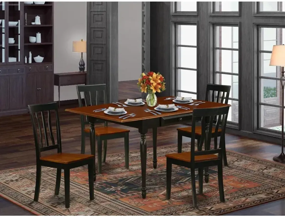 Dining Room Set Black & Cherry