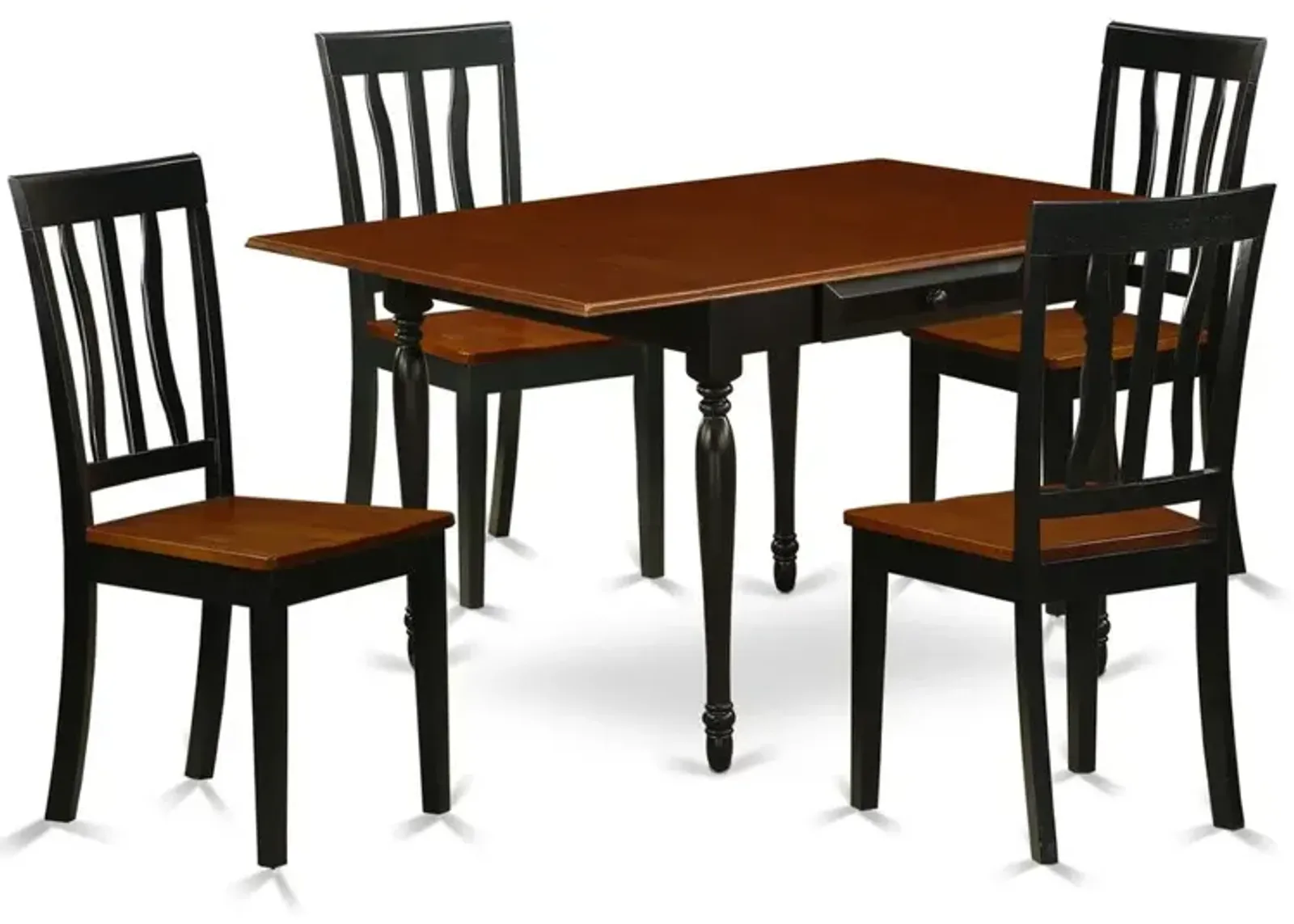 Dining Room Set Black & Cherry