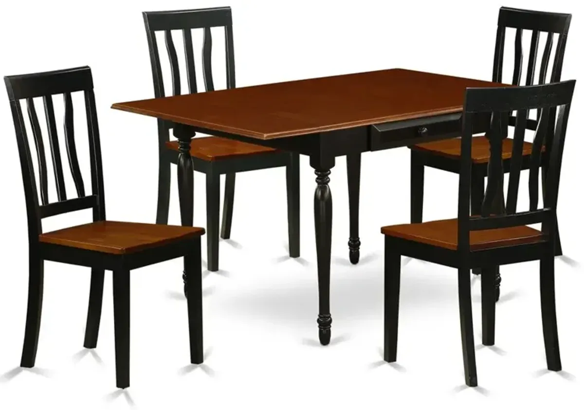 Dining Room Set Black & Cherry