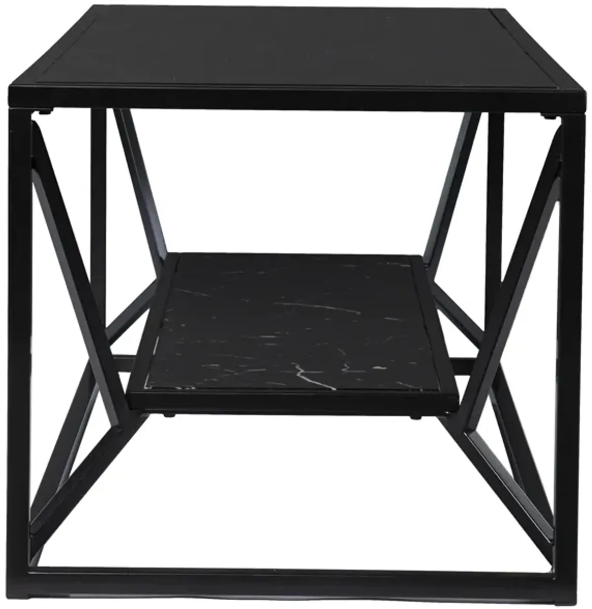 Argall Glass-Top Cocktail Table w/ Storage