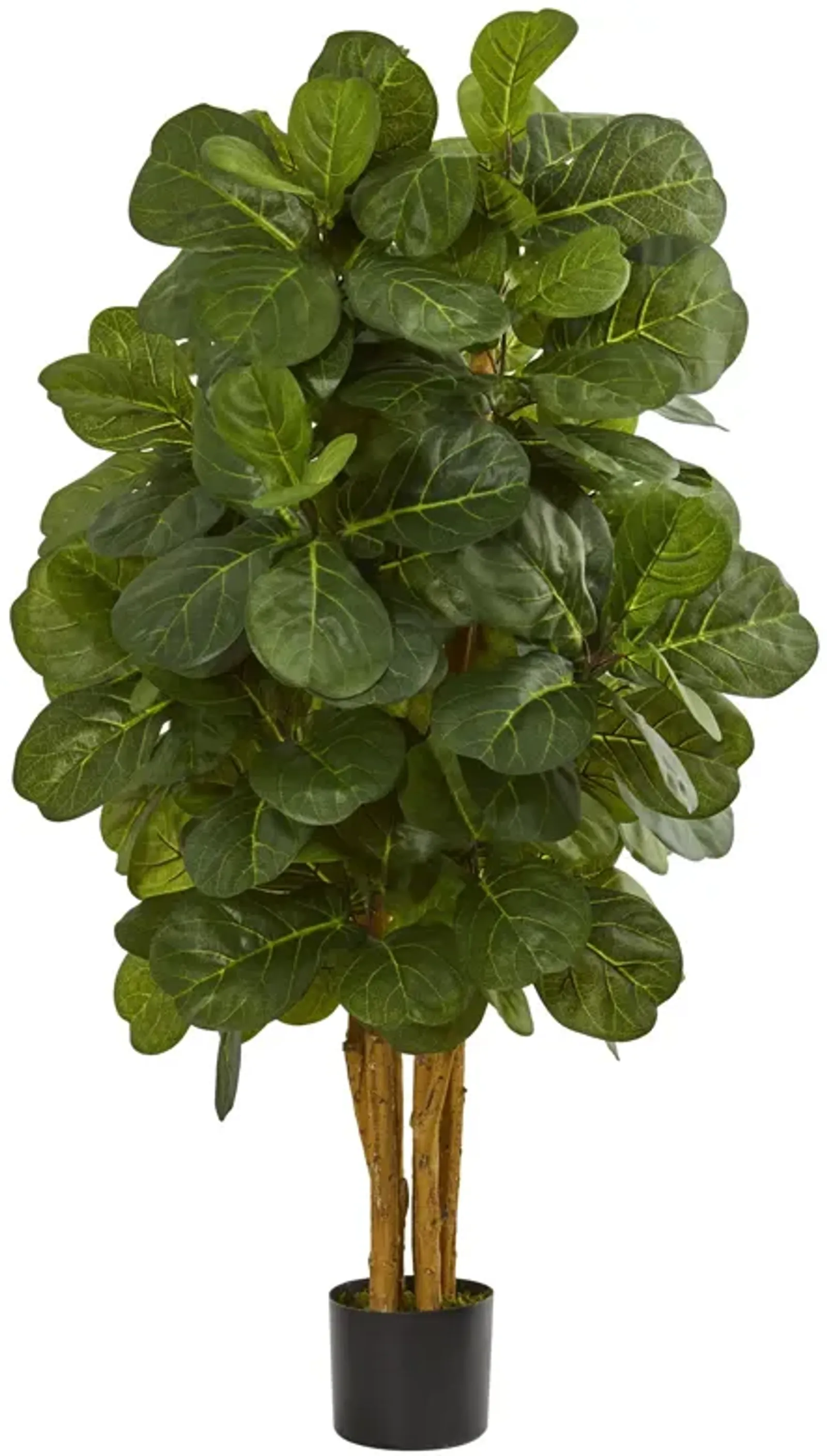 Hivvago 4 Feet Fiddle Leaf Fig Artificial Tree