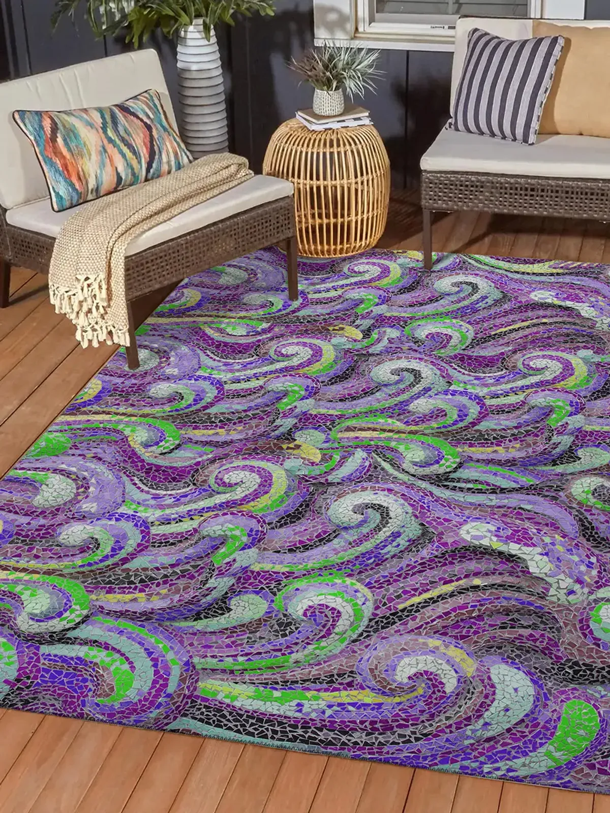 Seabreeze SZ14 Violet 10' x 14' Rug