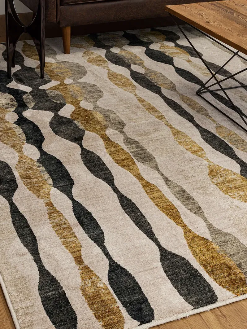 Expressions by Scott Living Acoustic Onyx 2' 4" X 7' 10" Rug