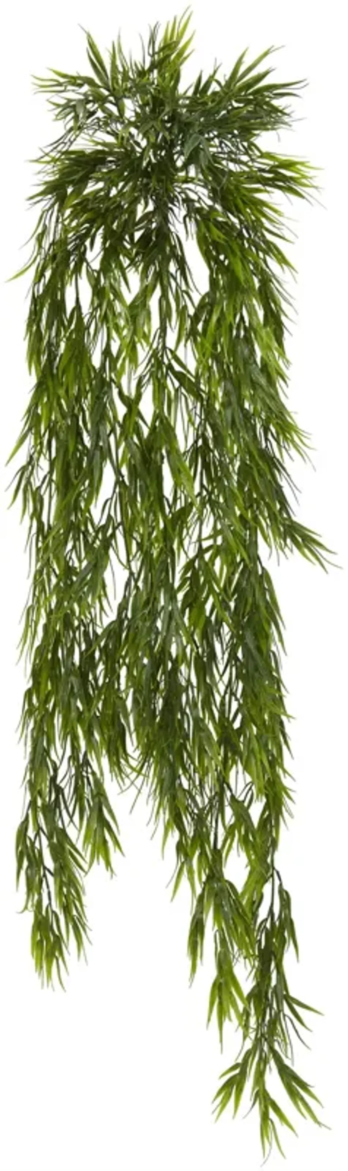 Hivvago 43 Inches Mini Bamboo Hanging Bush (Set of 2)