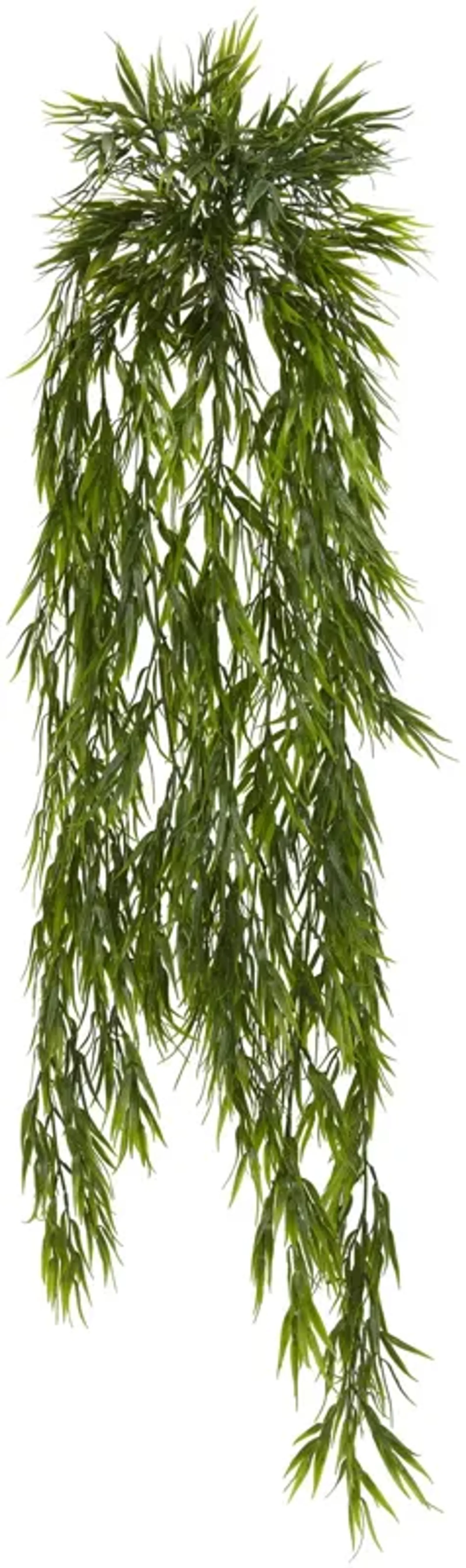 Hivvago 43 Inches Mini Bamboo Hanging Bush (Set of 2)