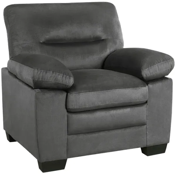 Streamdale Sleek 1-Piece Dark Upholstered Chair