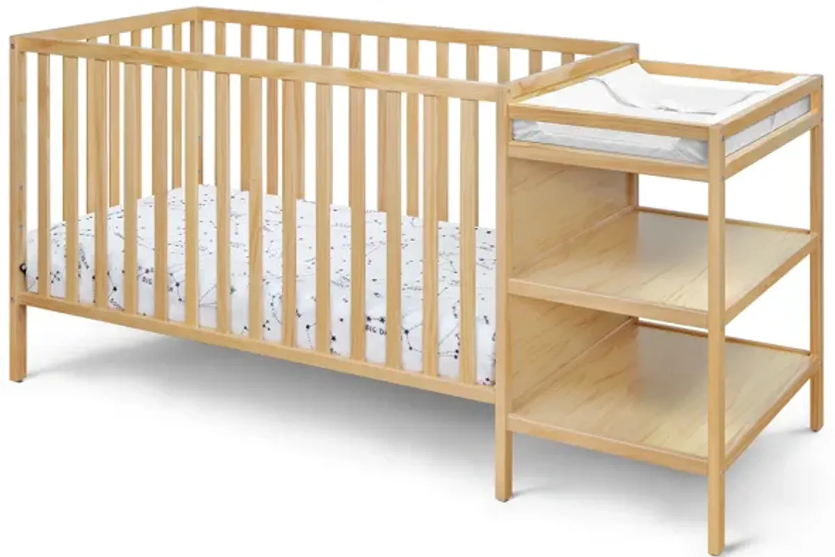 Suite Bebe Palmer 3-in-1 Crib and Changer Combo Natural