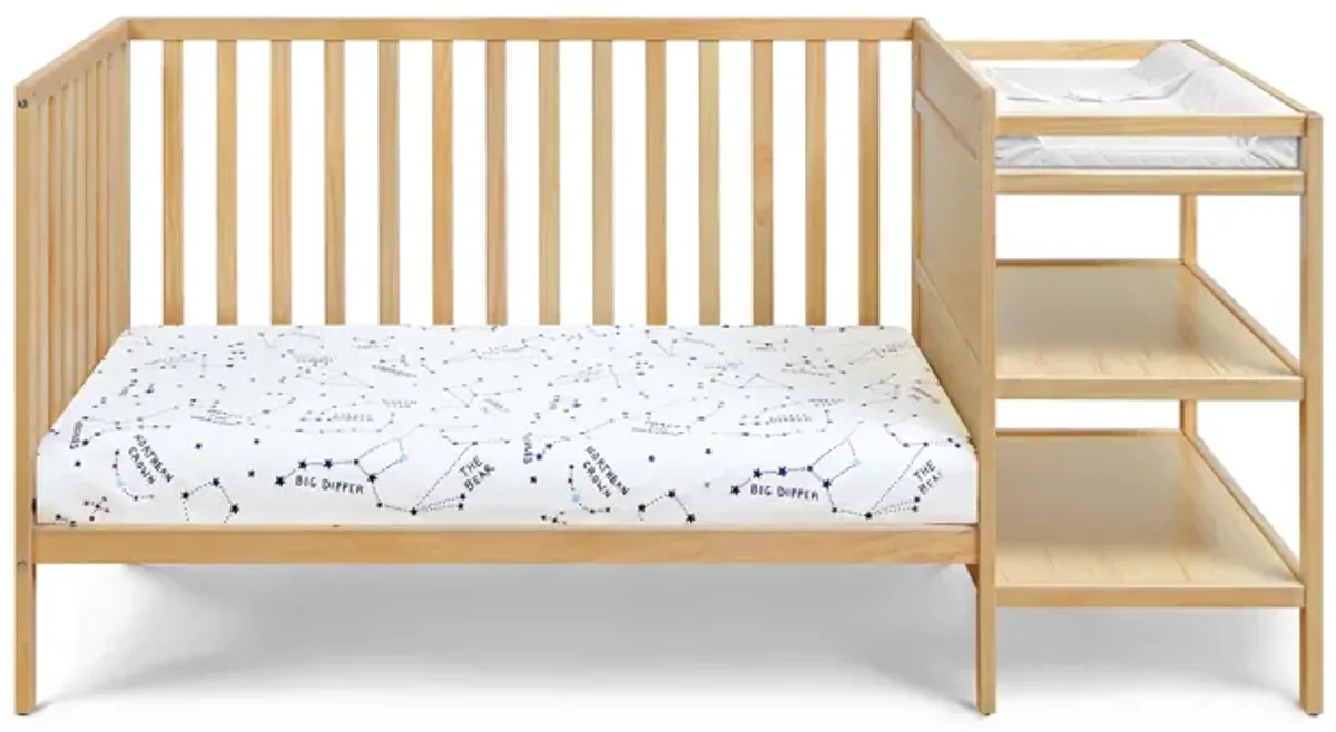 Suite Bebe Palmer 3-in-1 Crib and Changer Combo Natural