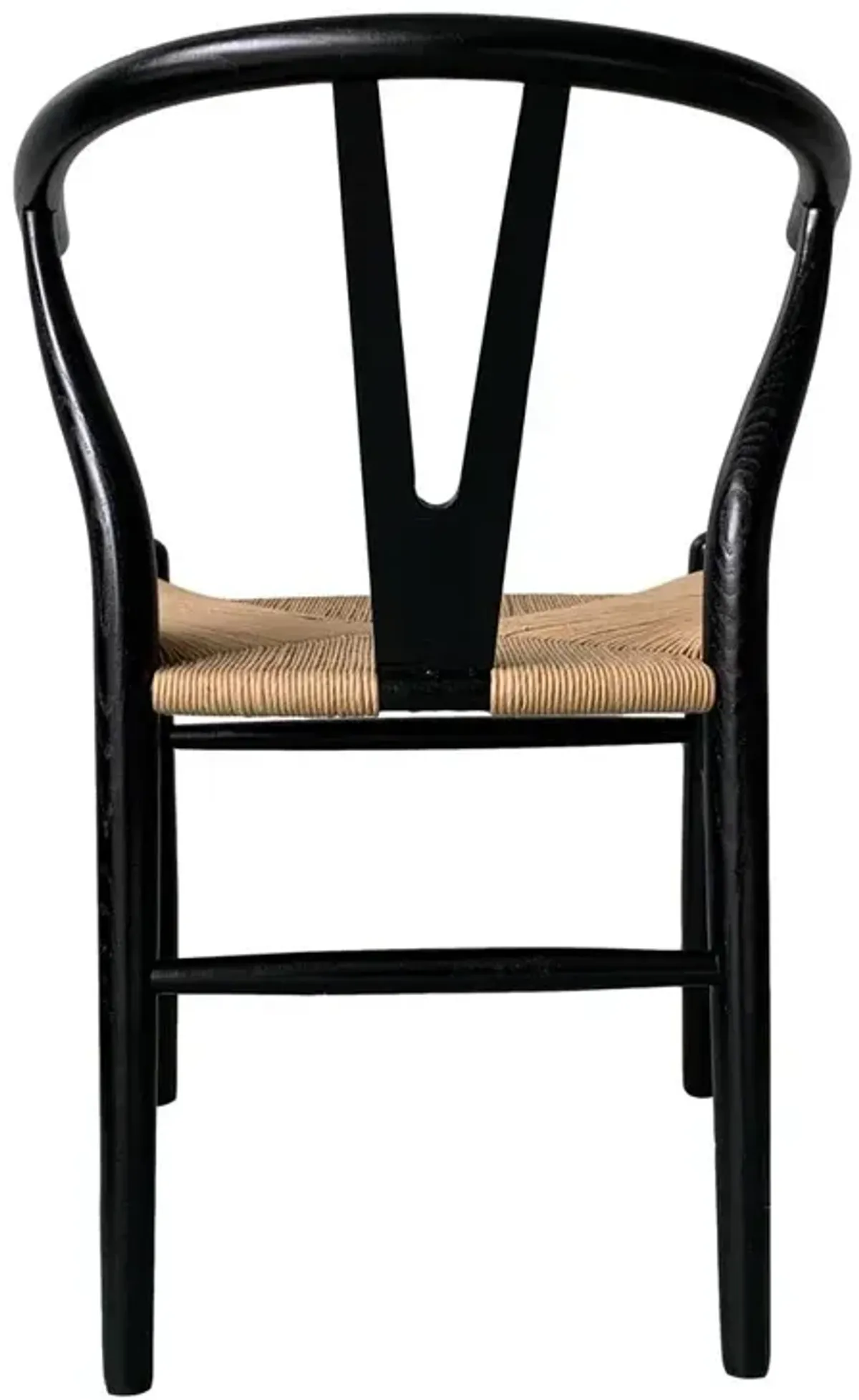 Moe's Home Collection Ventana Dining Chair Black And Natural-Set Of Two