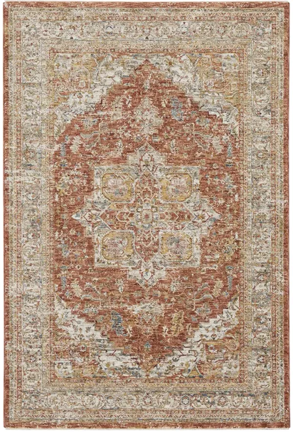 Sahar SHR06 Ivory/Multicolor 3'11" x 5'11" Rug