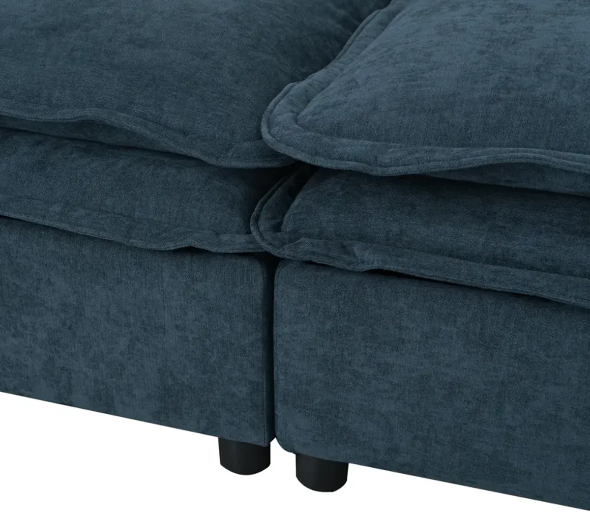 Merax Polyester Double-Layer Cushion Modular Sofa