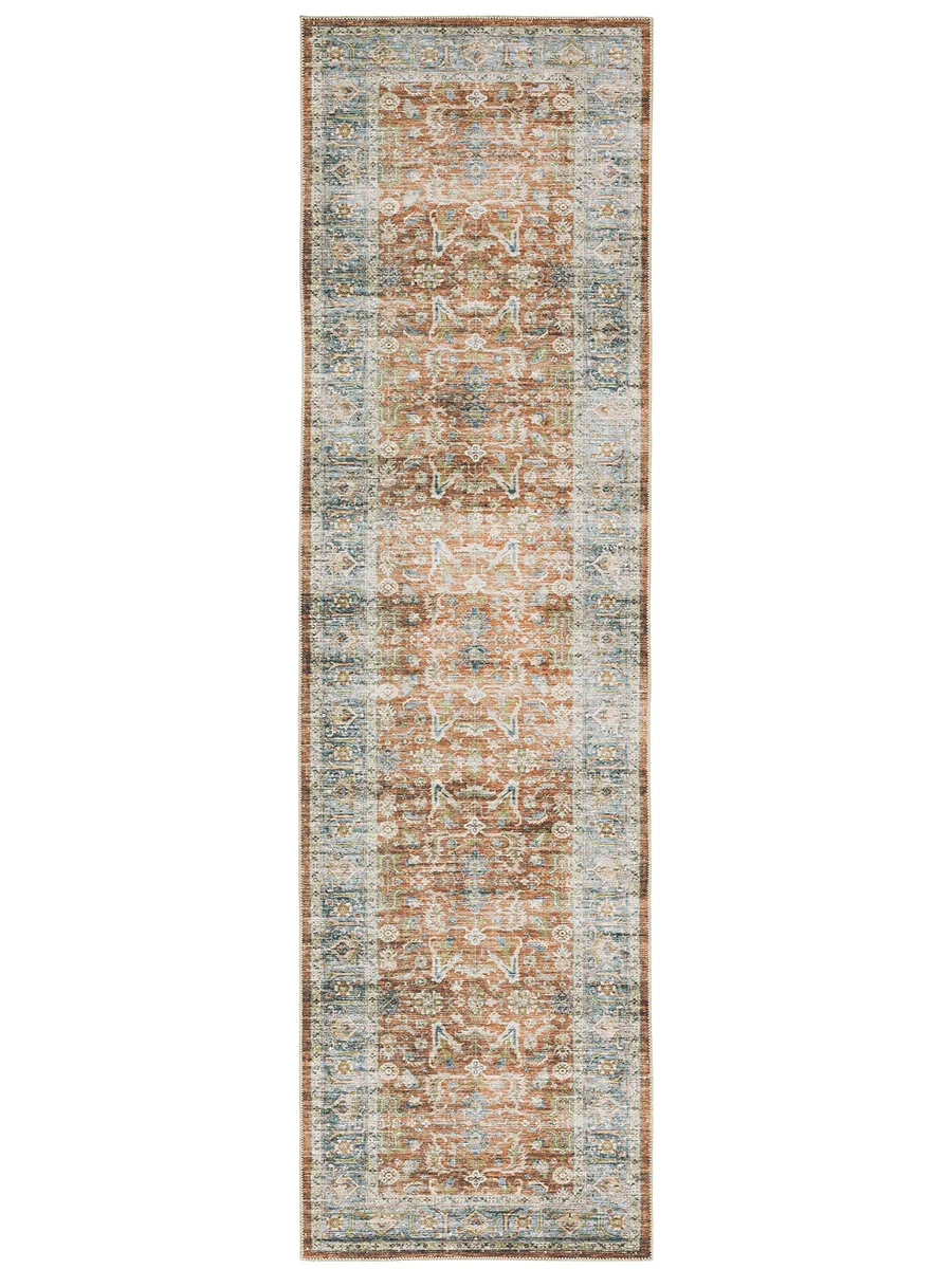 Charleston 2' x 8' Rust Rug