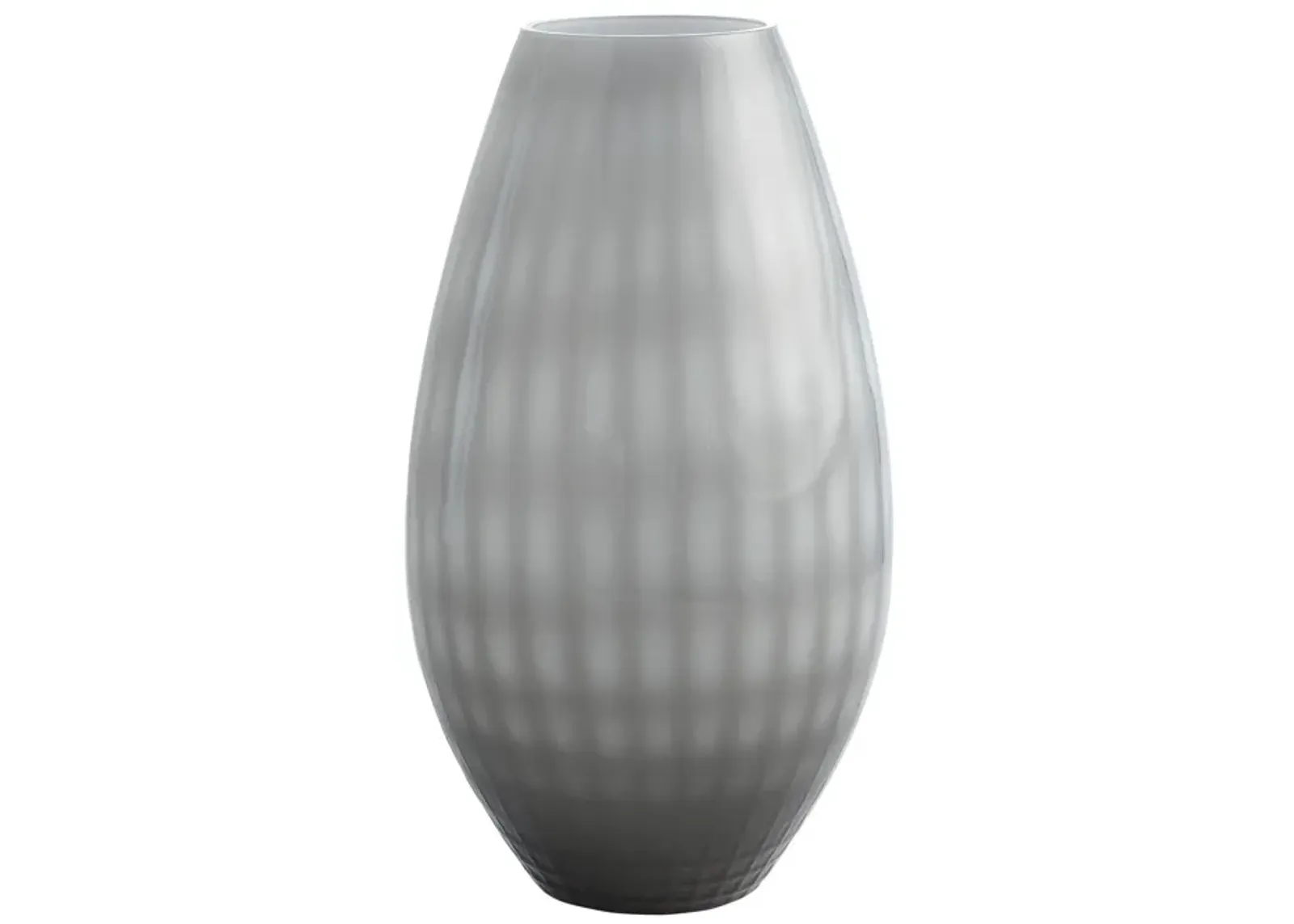 Cased Glass Grid Vase-Large