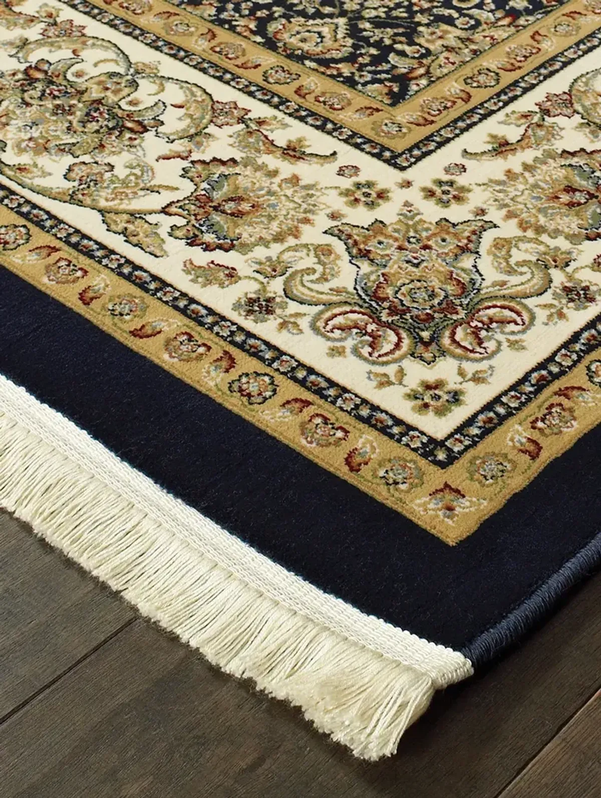 Masterpiece 6'7" x 9'6" Navy Rug