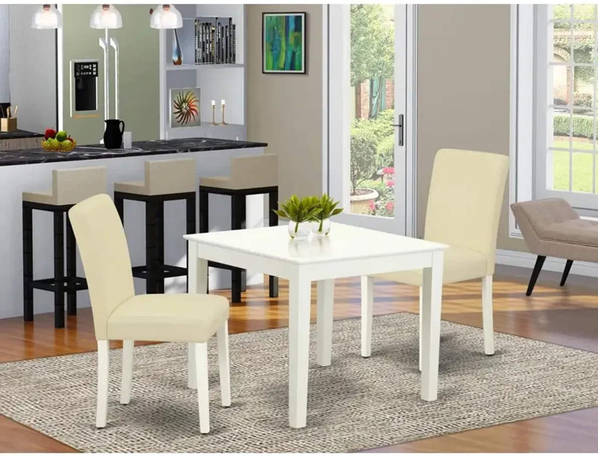 Dining Room Set Linen White