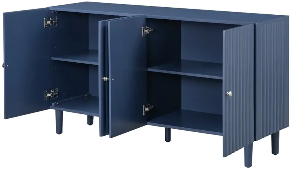 Merax Sideboard Storage Cabinet with 4 Doors