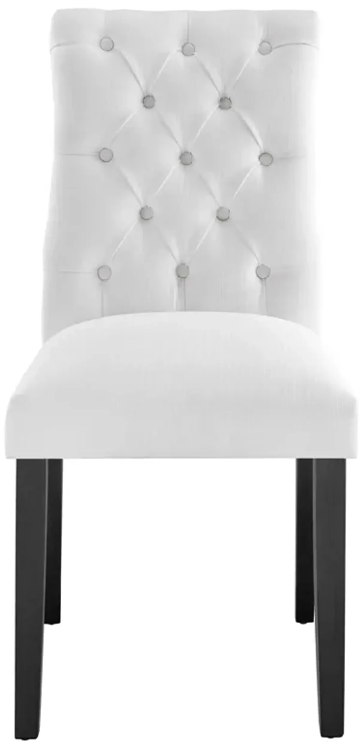 Duchess Button Tufted Fabric Dining Chair