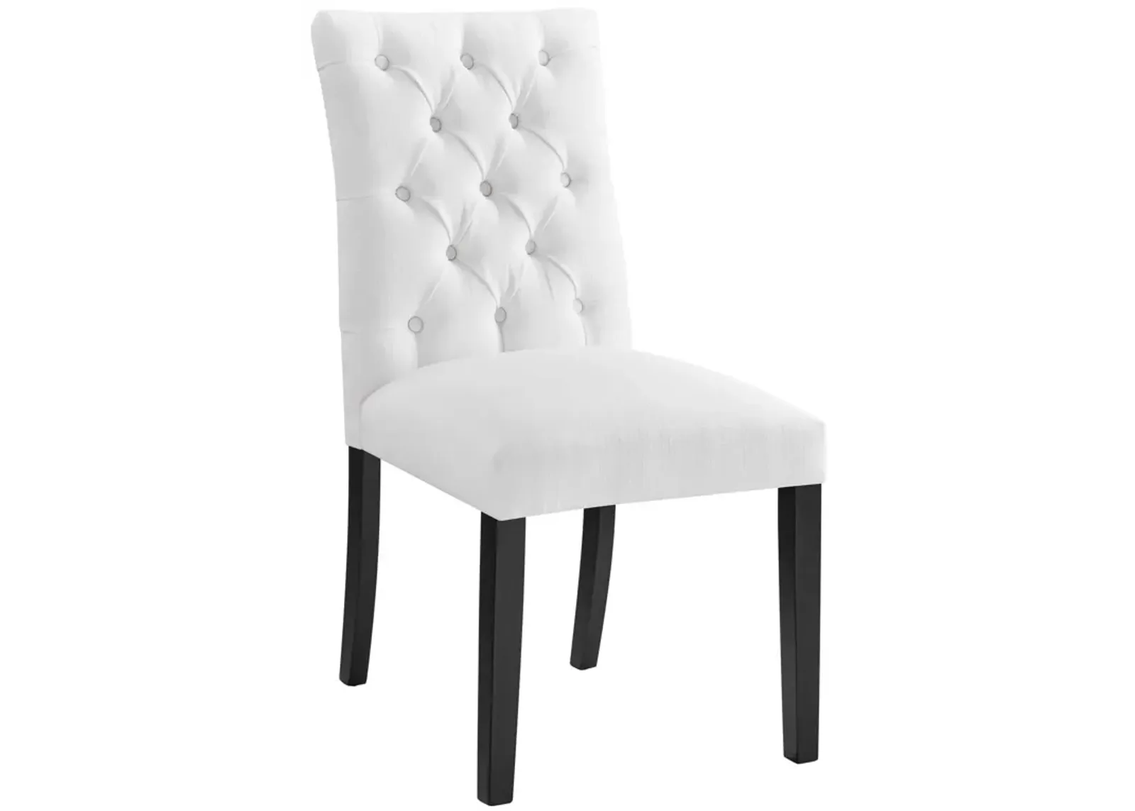 Duchess Button Tufted Fabric Dining Chair