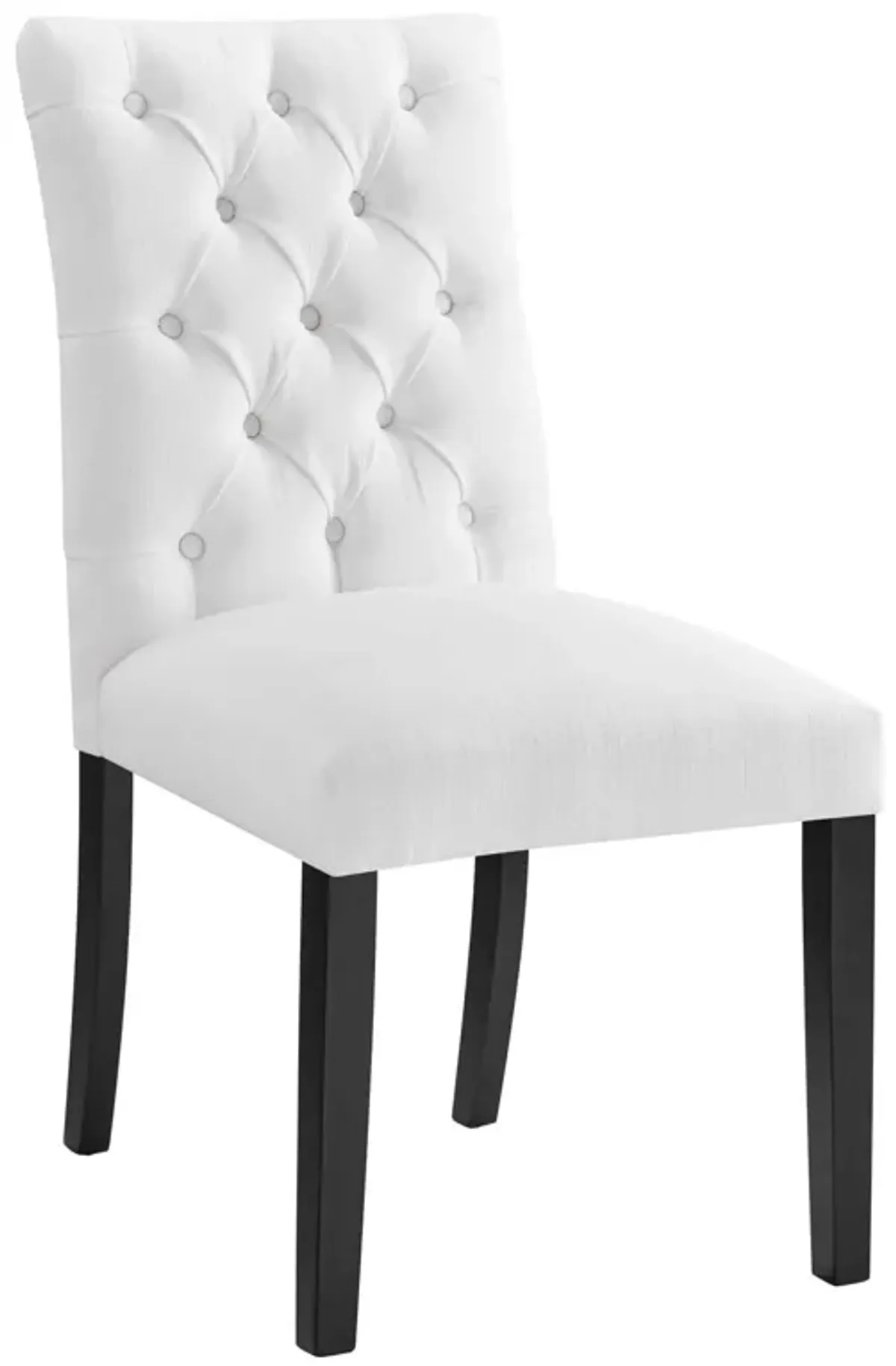 Duchess Button Tufted Fabric Dining Chair