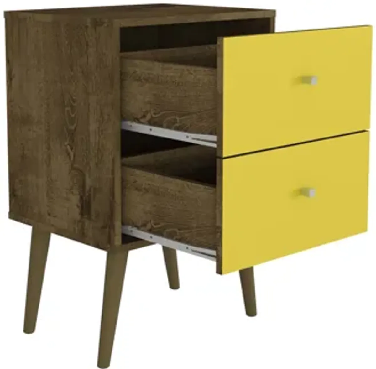 Liberty 2.0 Nightstand in Brown and Yellow