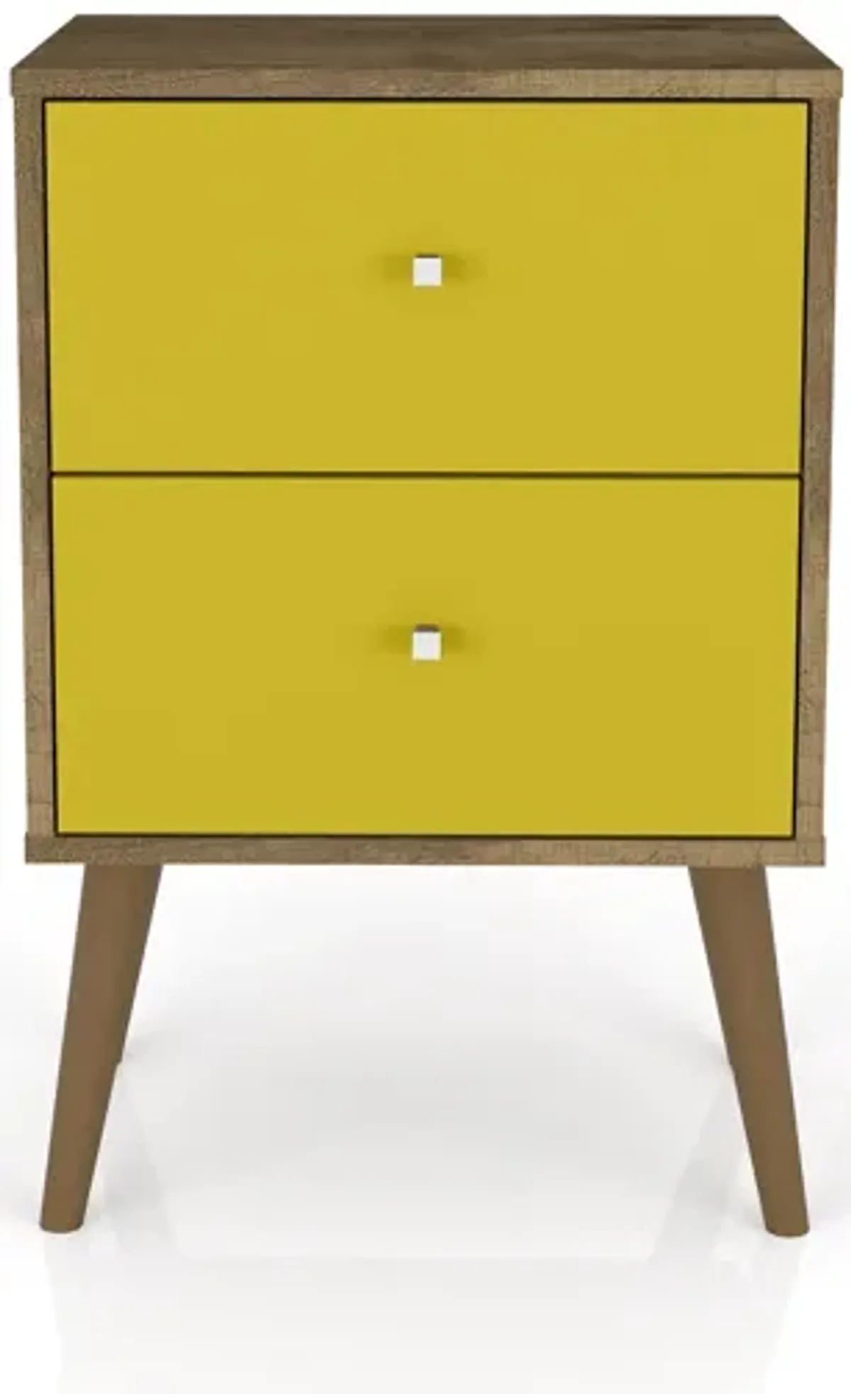 Liberty 2.0 Nightstand in Brown and Yellow