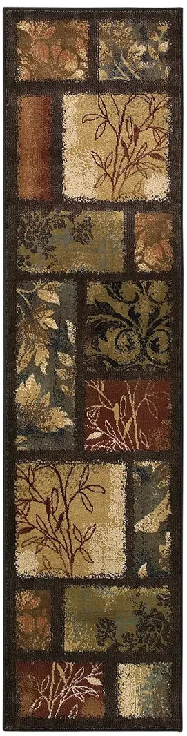 Hudson 1'10" x 7'6" Brown Rug