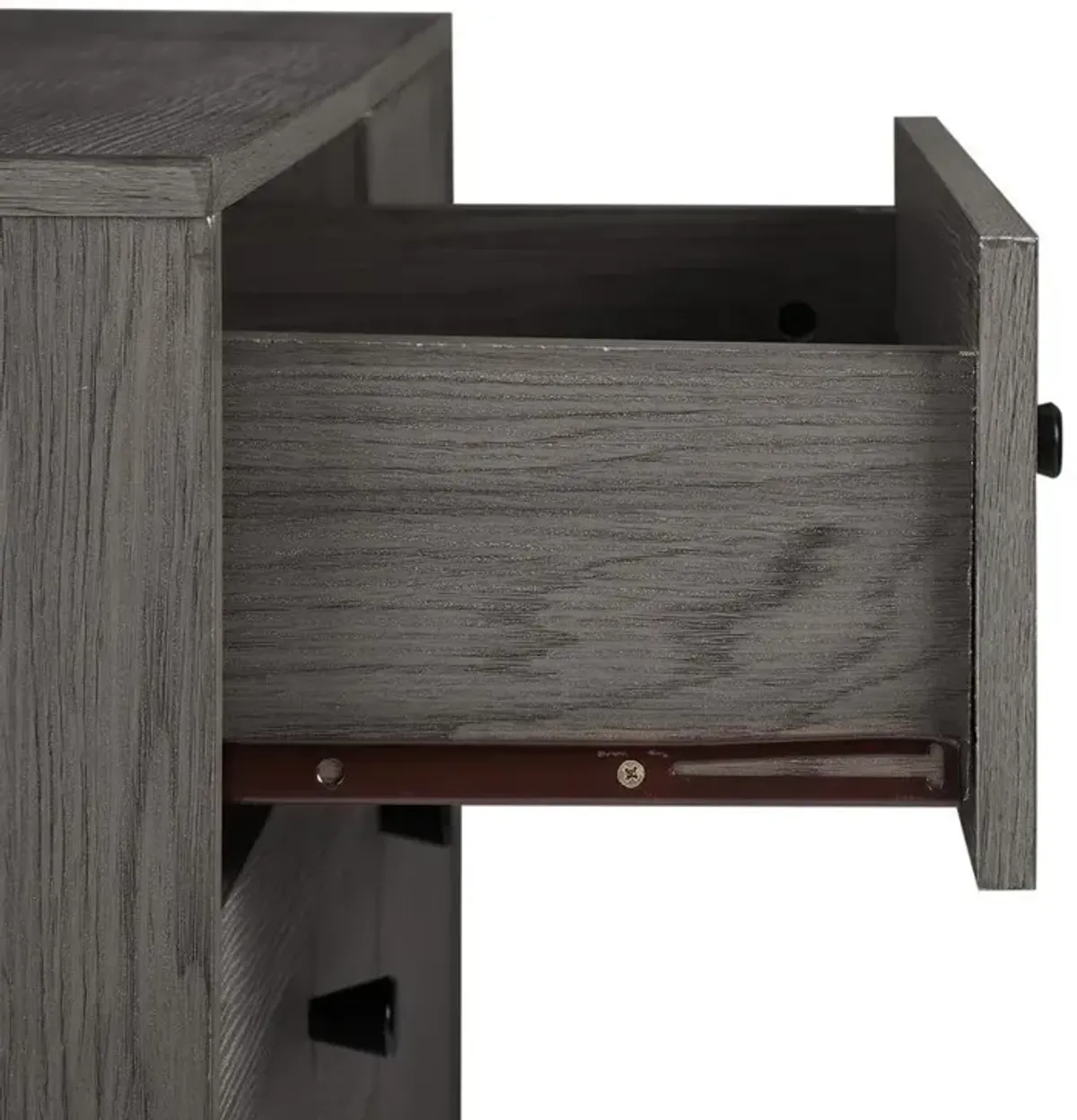 Lucas Media Console Gray