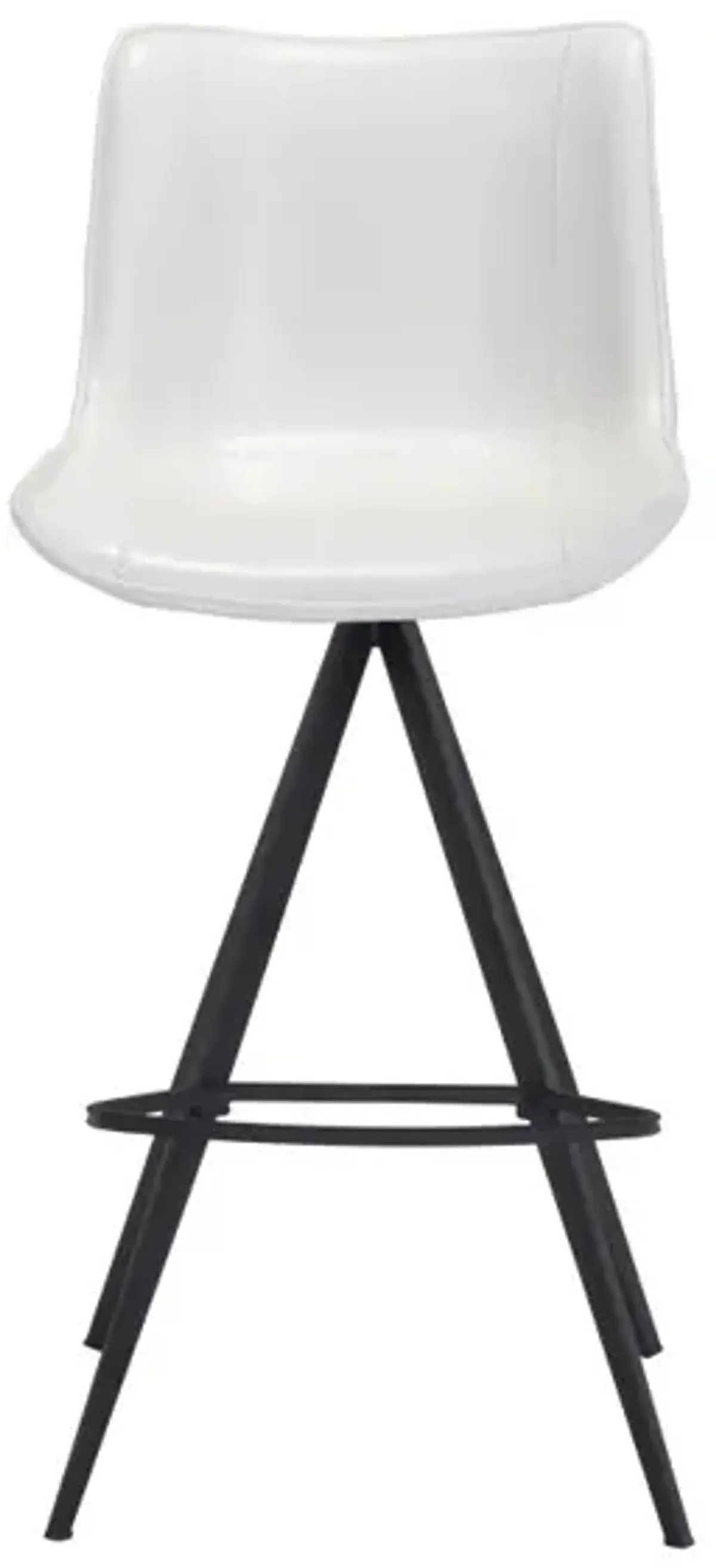 Aki Barstool (Set of 2) White & Black