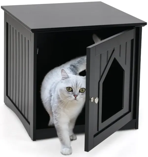 Sidetable Nightstand Weatherproof Multi-function Cat House