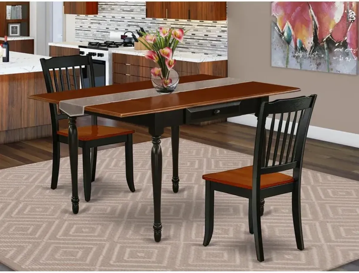 Dining Room Set Black & Cherry