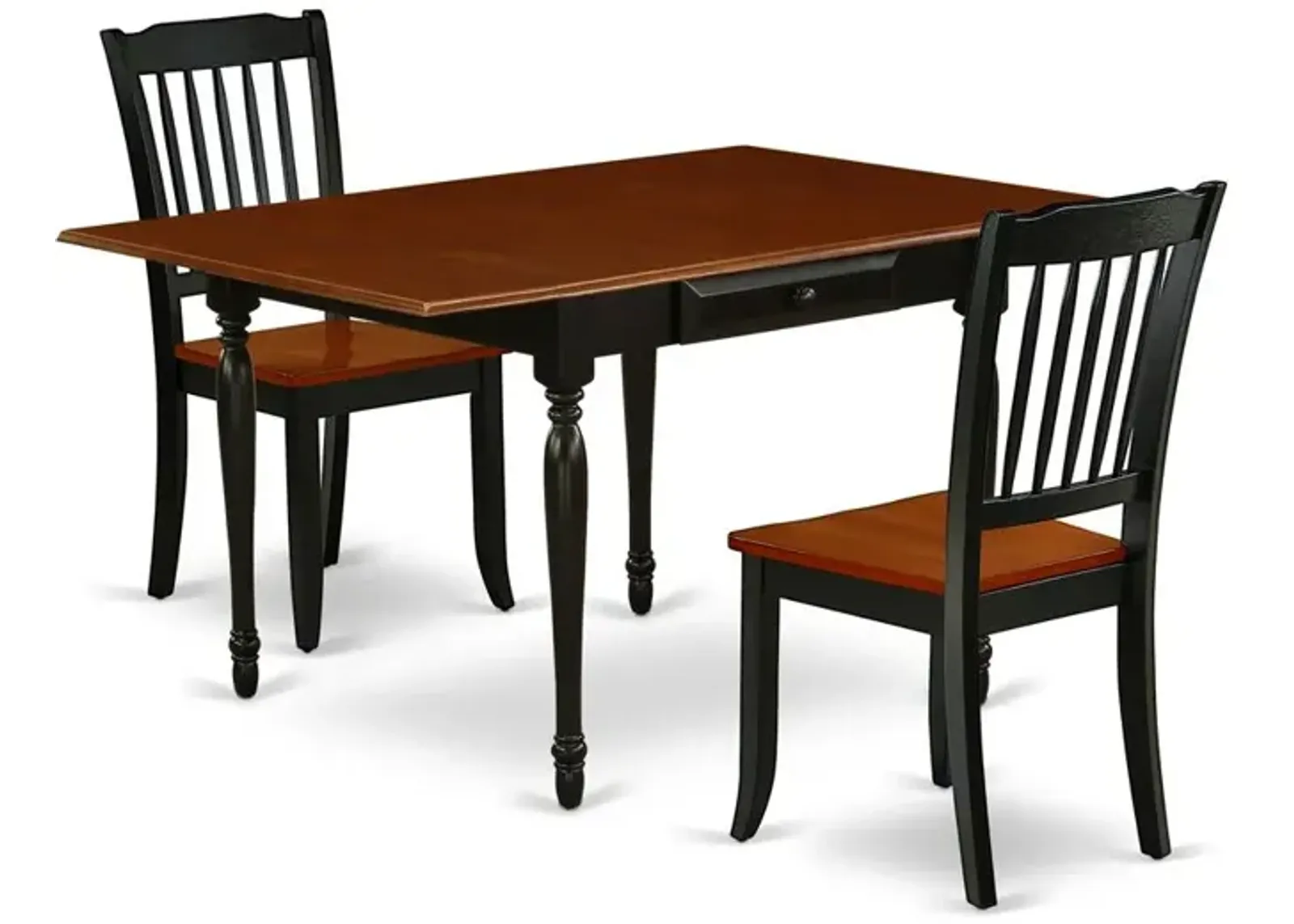 Dining Room Set Black & Cherry