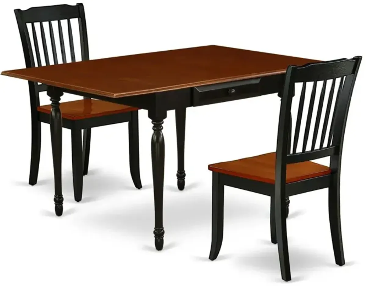 Dining Room Set Black & Cherry