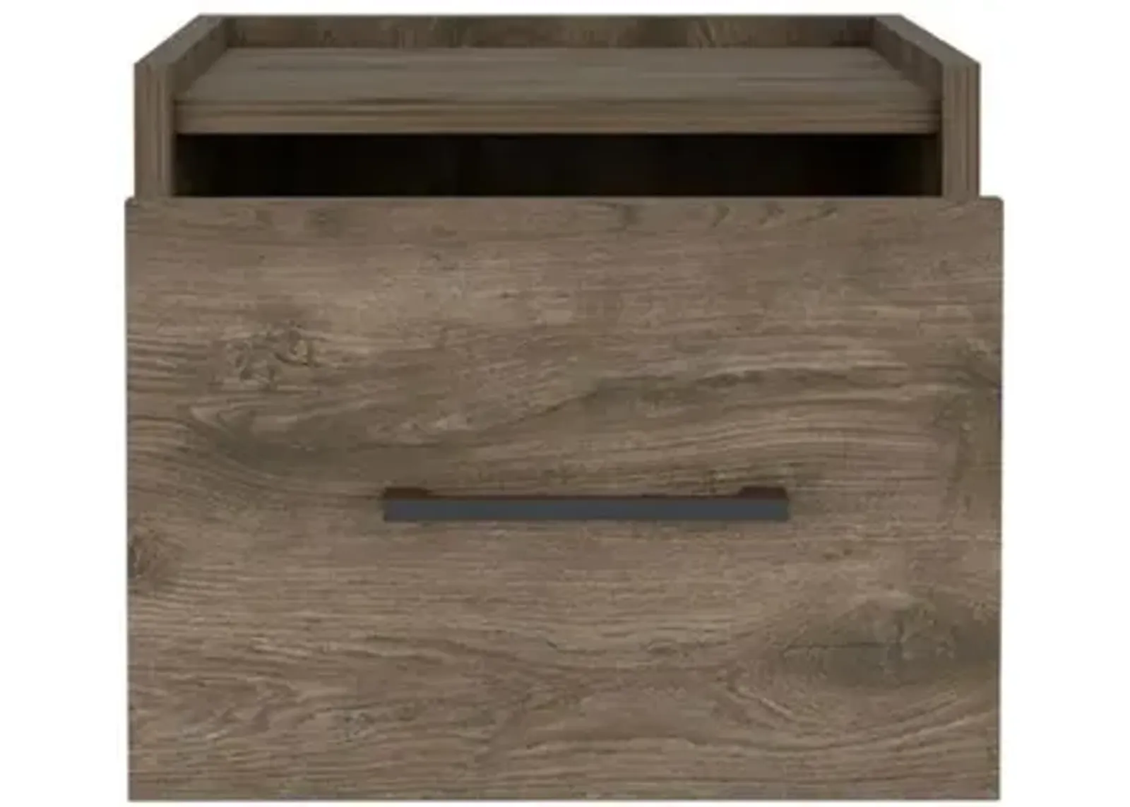 Floating Nightstand, Space-Saving Design with Handy Drawer and Surface