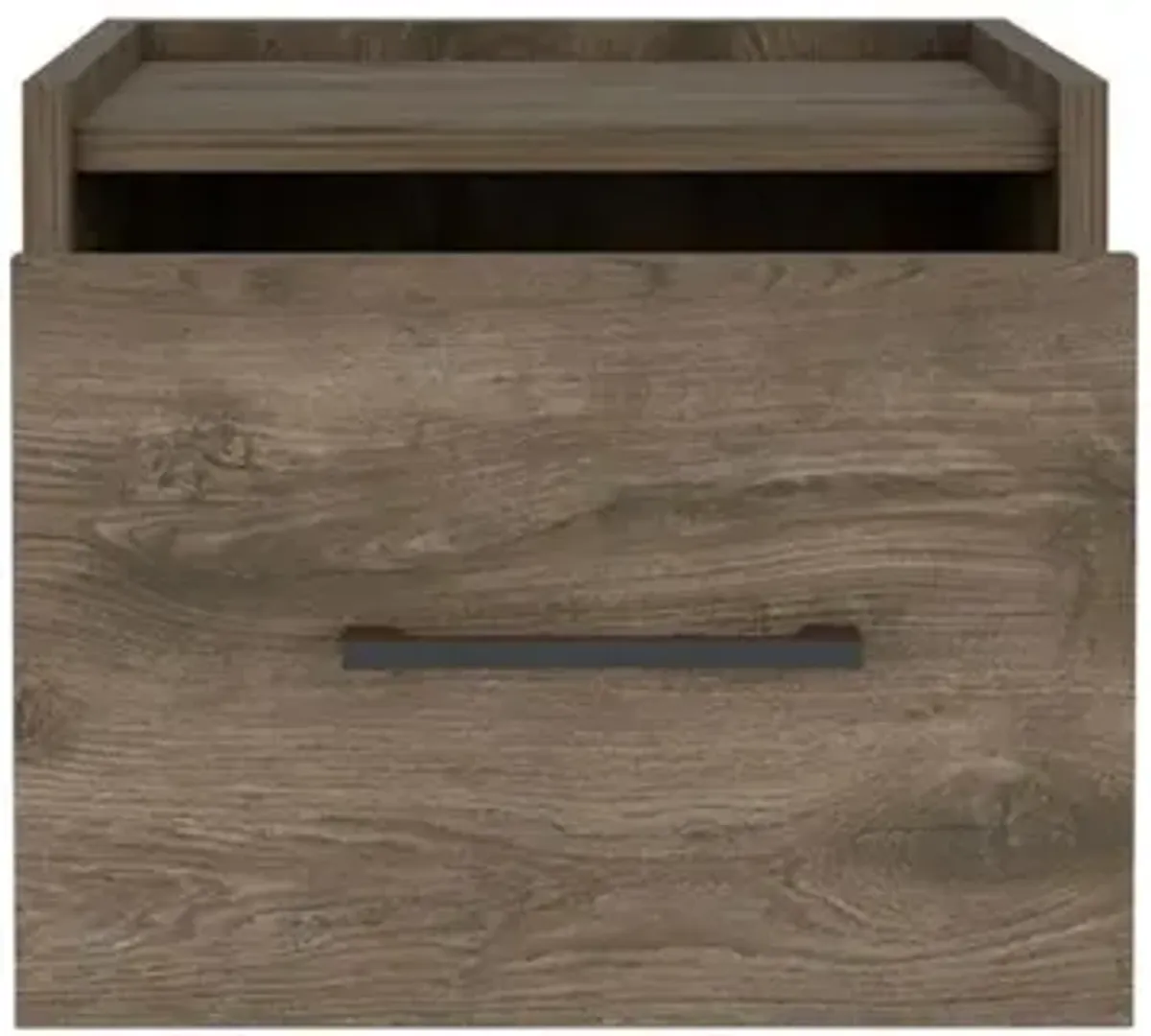 Floating Nightstand, Space-Saving Design with Handy Drawer and Surface