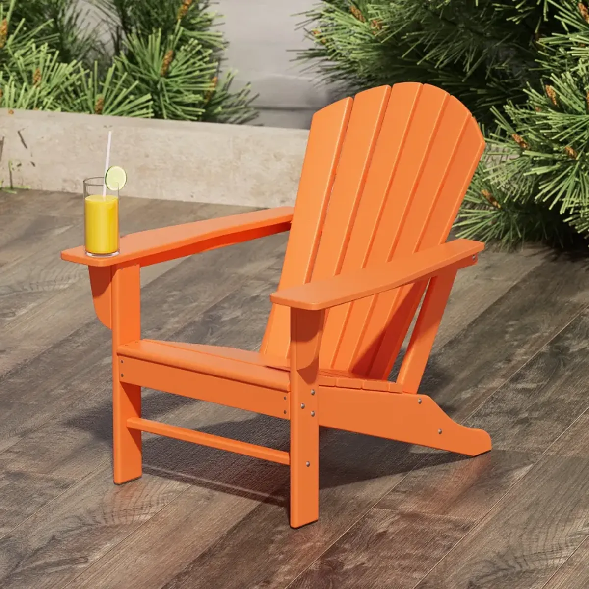 WestinTrends Outdoor Patio Adirondack Chair